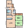 アーバンハウス野田３ 3LDKの間取り