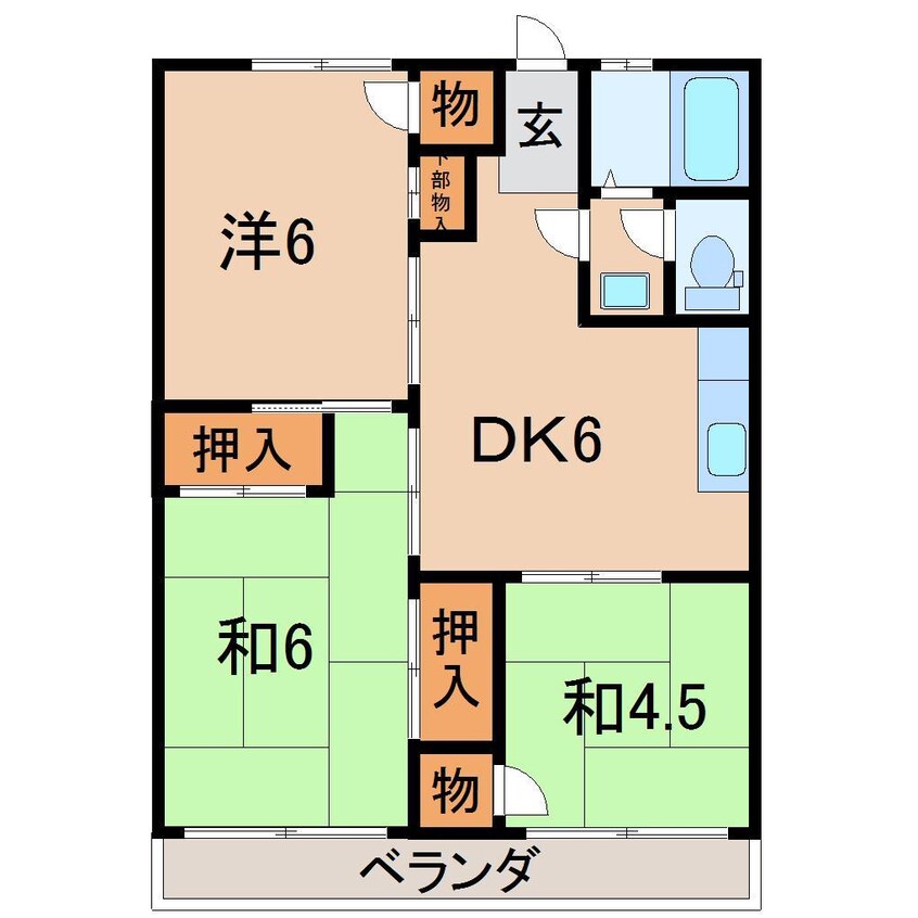 間取図 小川ハイム