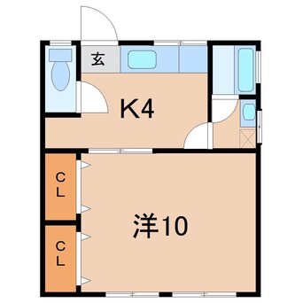 間取図 けやき荘