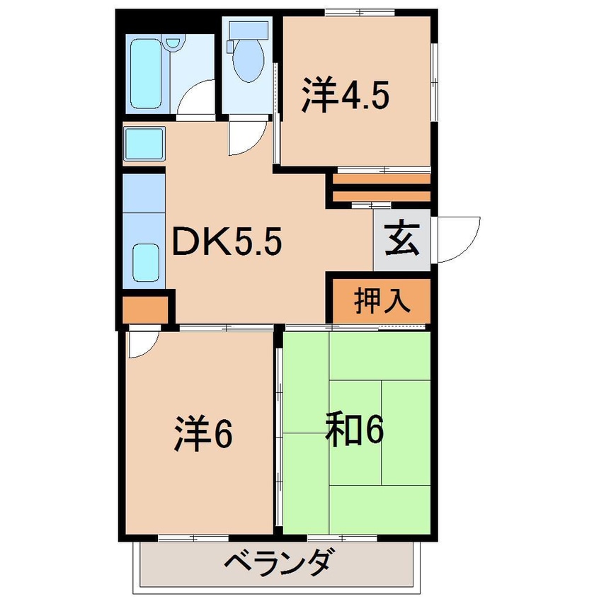 間取図 アーバンハウス野田5