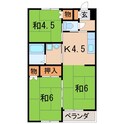 コーポアカサワの間取図