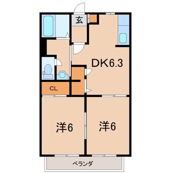 間取図 ディアス四季A