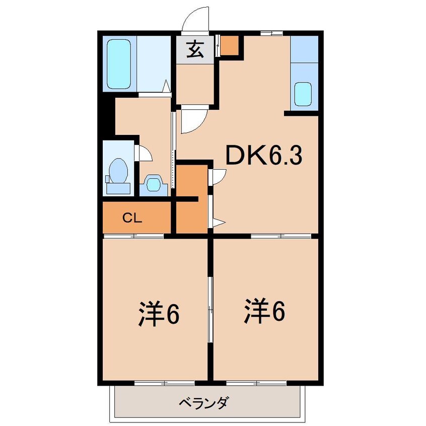 間取図 ディアス四季A