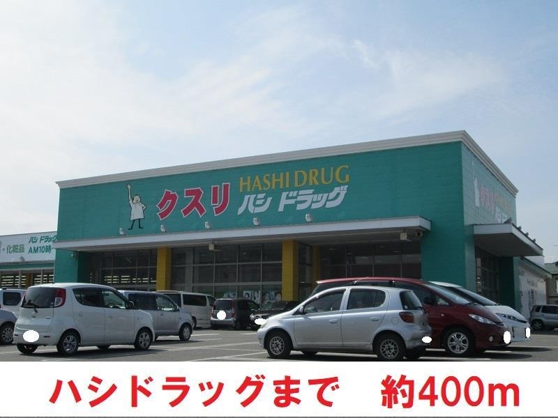 ハシドラッグ(ドラッグストア)まで400m カーサ・フォルトナC