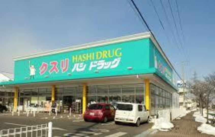 ハシドラッグ福島中央店(ドラッグストア)まで636m パークタウン壱番館