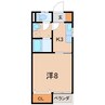 フェリーチェ 1Kの間取り