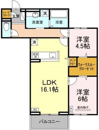 間取図 アルモ　ギオーネ