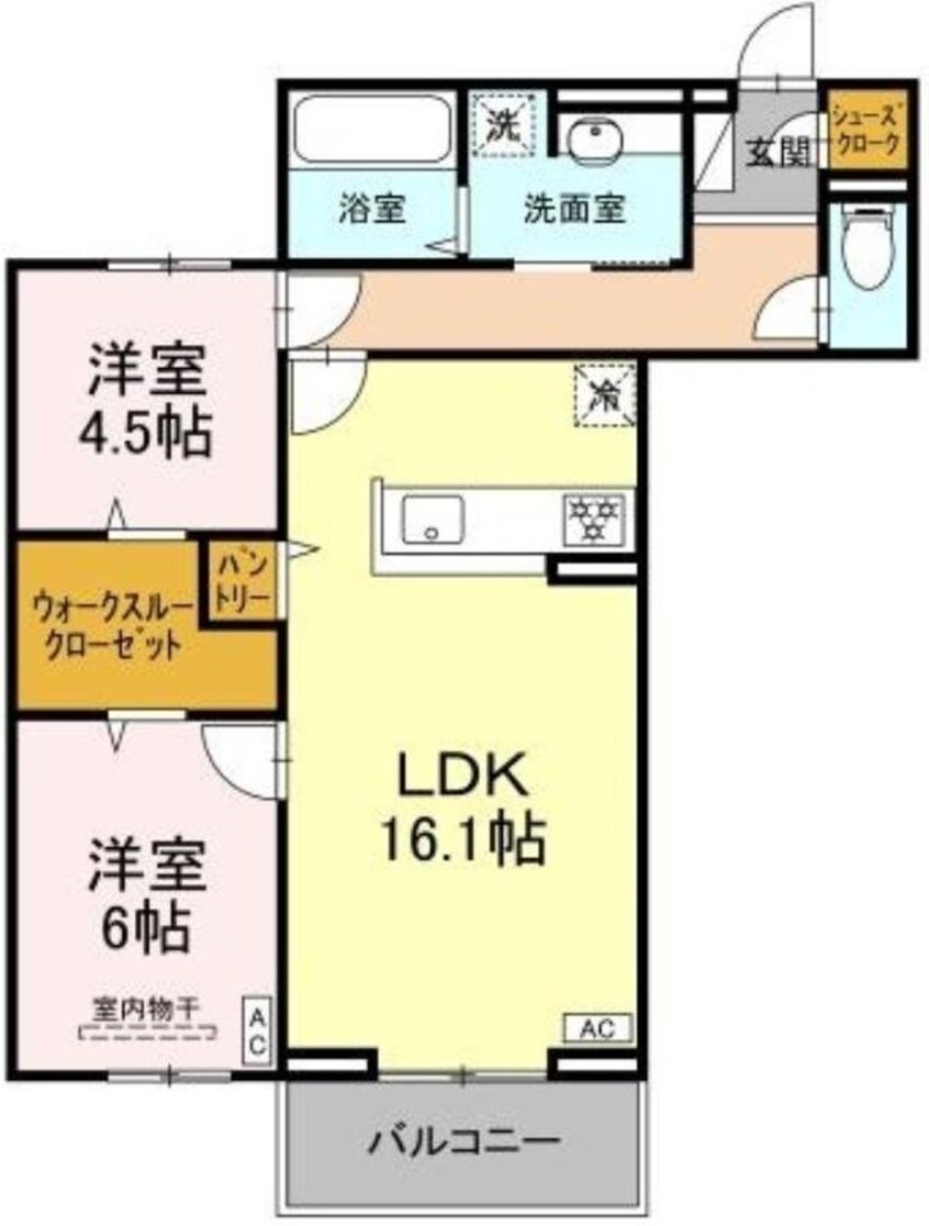 間取図 アルモ　ギオーネ