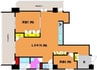アルバ鹿田町 2LDKの間取り