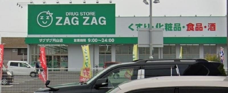 ザグザグ円山店(ドラッグストア)まで842m Gratia
