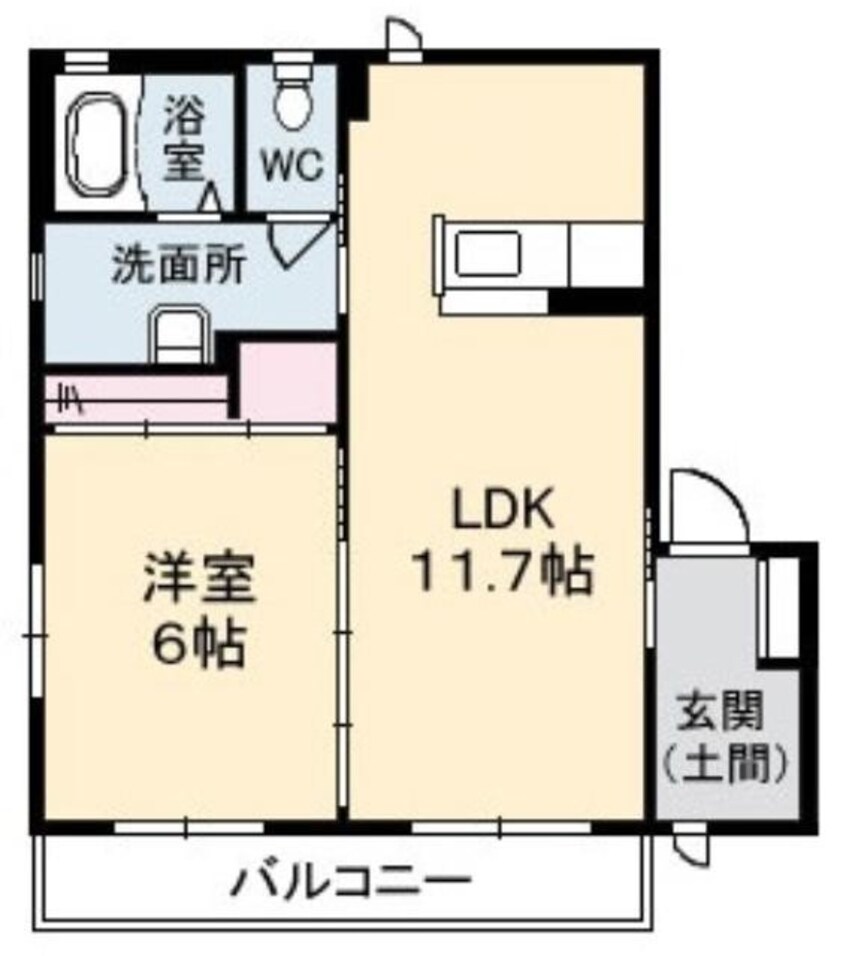 間取図 ブルームＡ＆Ｋ
