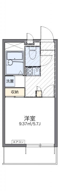 間取り図 レオパレスコスモスⅡ