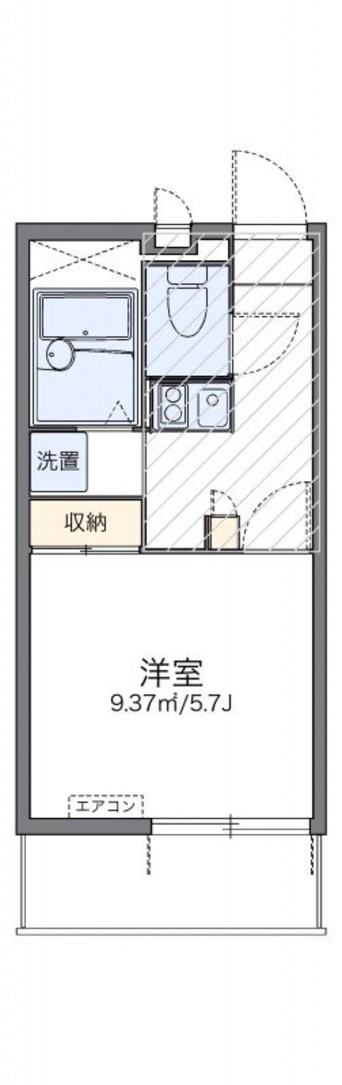 間取図 レオパレスコスモスⅡ