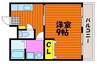 Ｓ・Ｔ南方 1Kの間取り