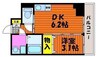 ブランシェ駅元町 1LDKの間取り