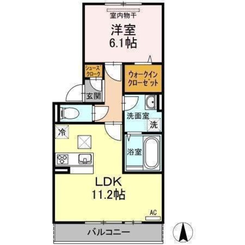 間取図 グレイス伊福