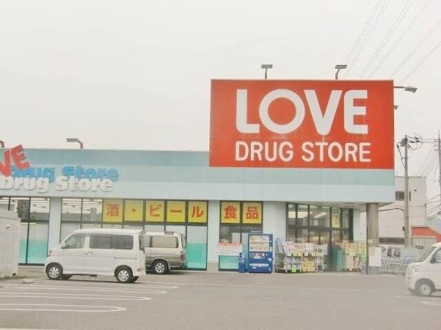 くすりのラブ下中野店(ドラッグストア)まで730m おぶりがーど今