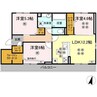 BLISS COURT Ⅱ 3LDKの間取り
