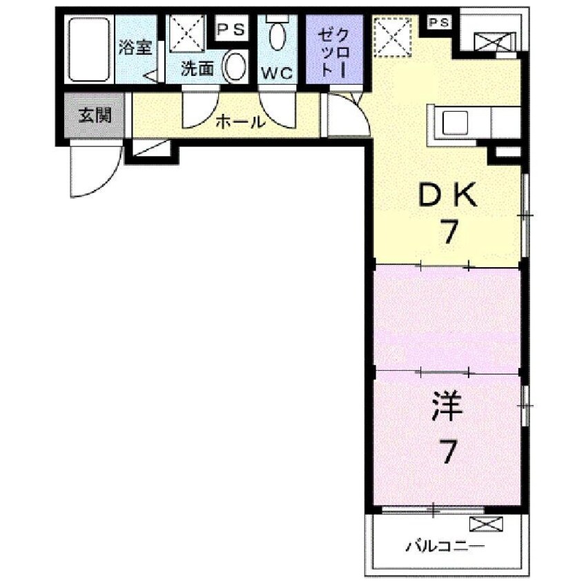 間取図 ネオ　コンテ　Ｂ