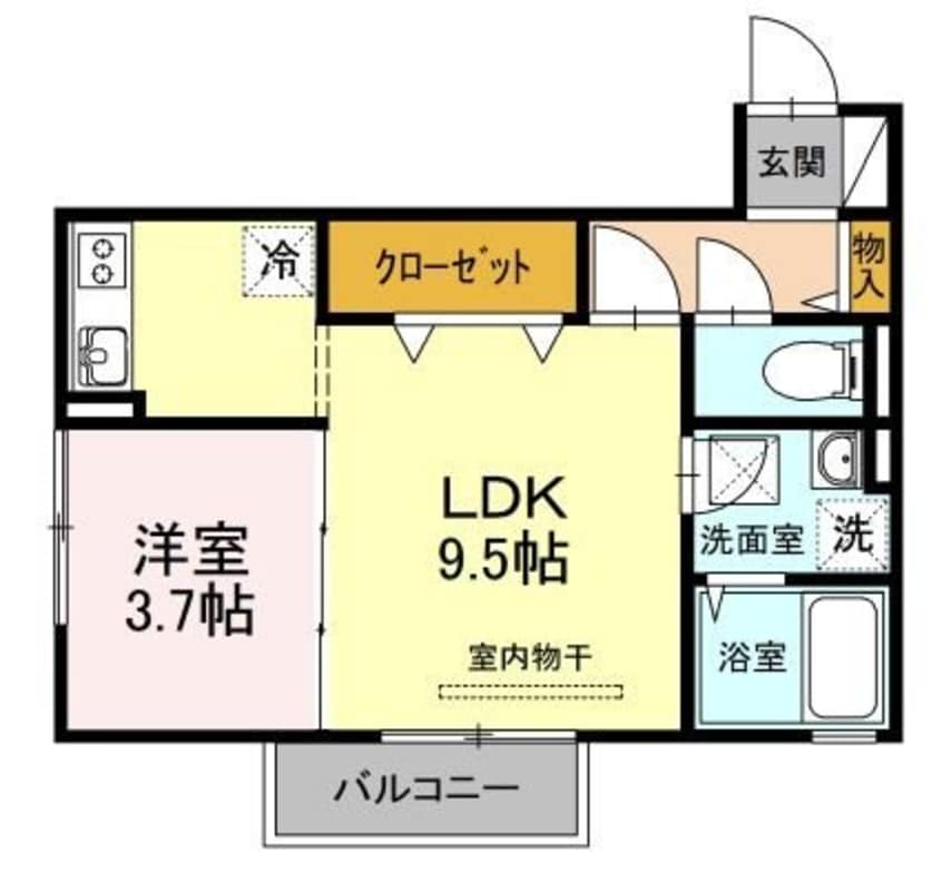 間取図 Ki　House　Ｂ棟