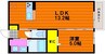 New Oak Ａ棟 1LDKの間取り