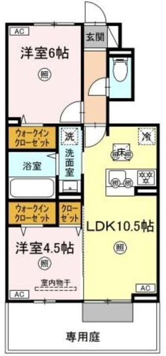間取図 ボヌール　Nー1