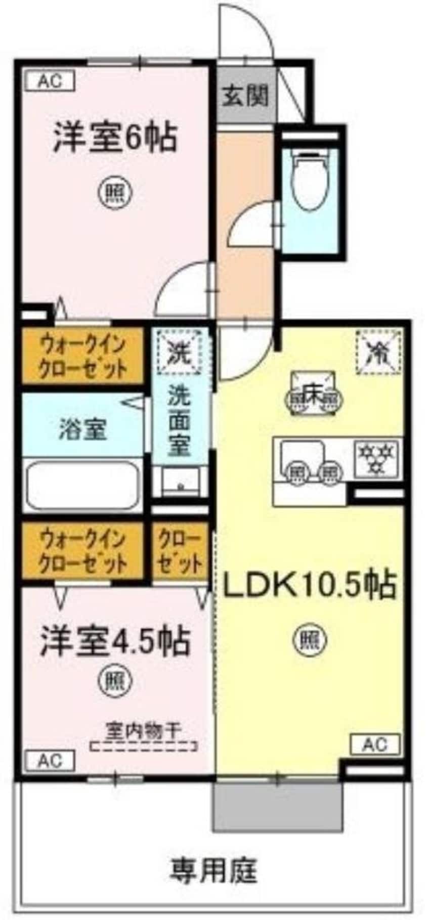 間取図 ボヌール　Nー1