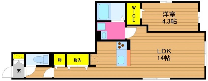 間取図 ゆず桑田町