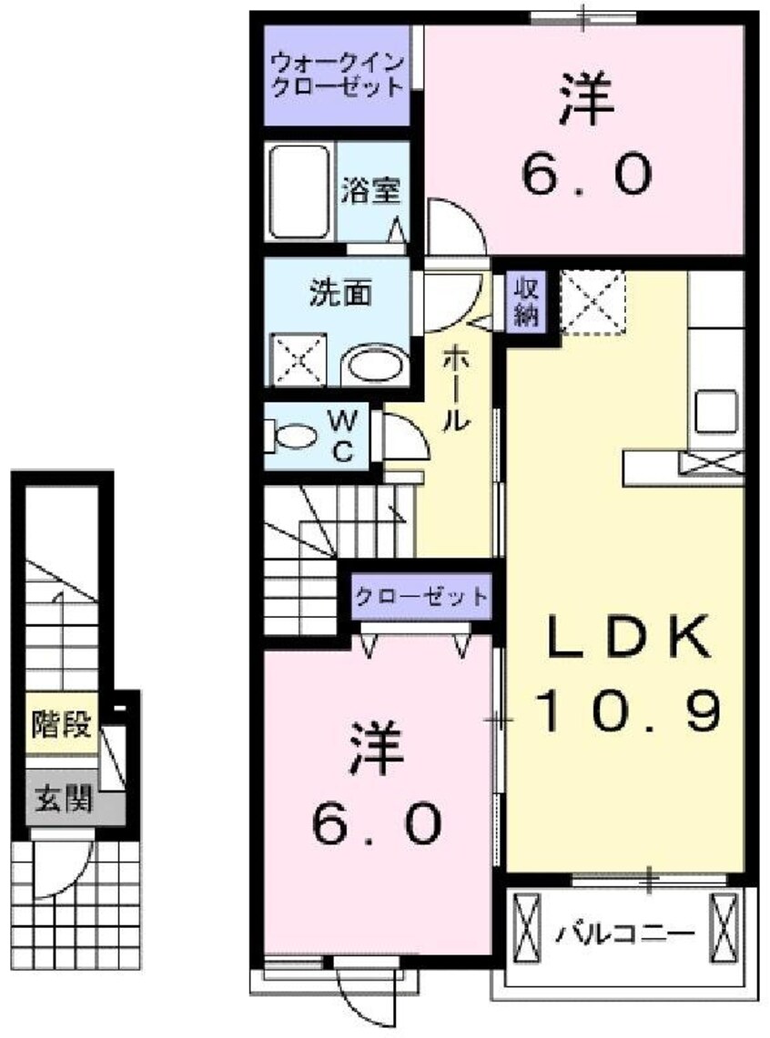 間取図 エスペランザ