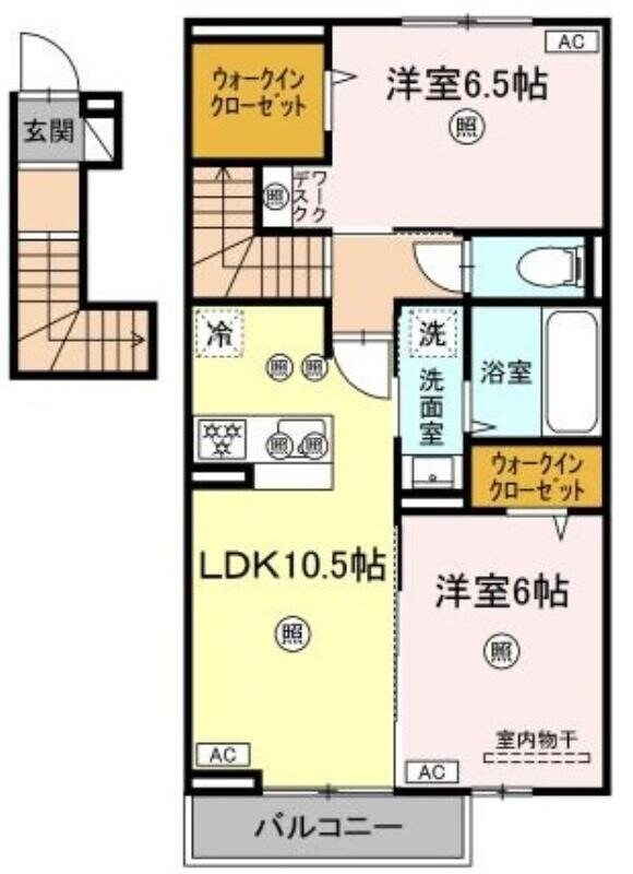 間取り図 ボヌール　Nー1