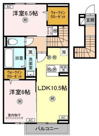 間取図 ボヌール　Nー1