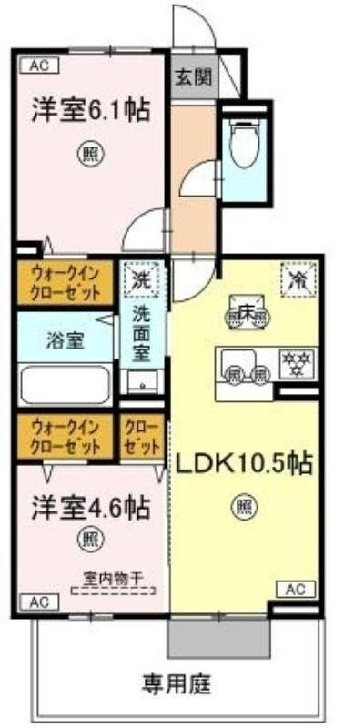 間取り図 ボヌール　Nー1