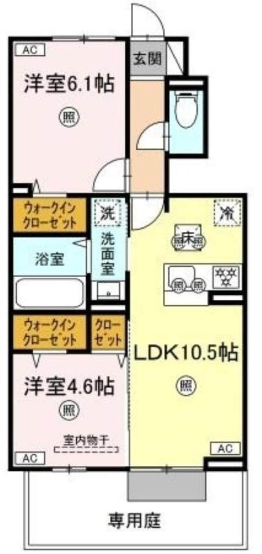 間取図 ボヌール　Nー1