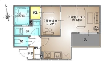 間取図 REGALEST 南高前