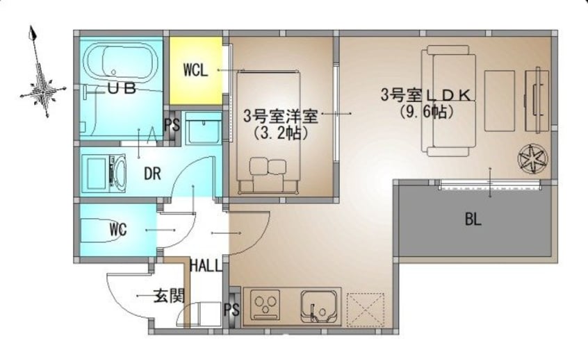 間取図 REGALEST 南高前