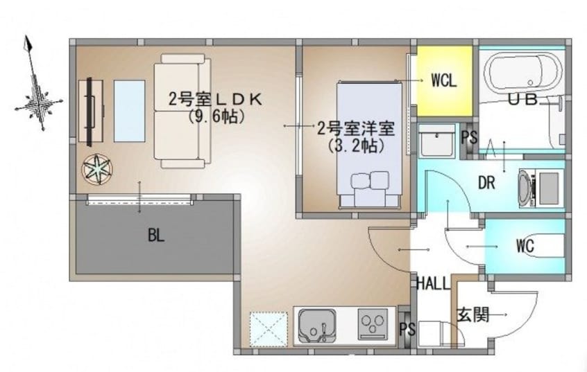 間取図 REGALEST 南高前