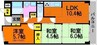 サーパス後楽園 3LDKの間取り