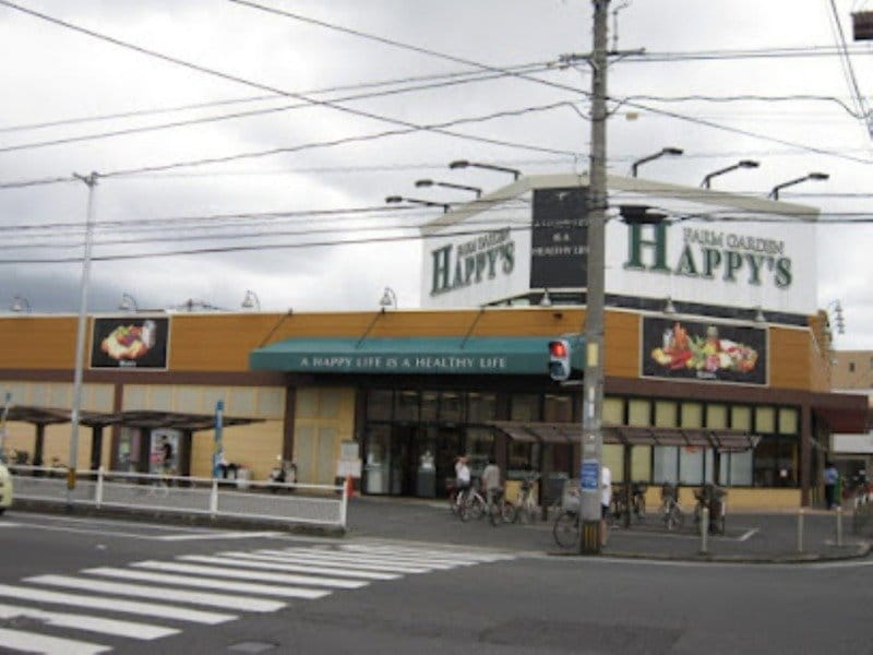 ハピーズ岡輝店(スーパー)まで311m ウッドコート医大南