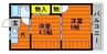 メゾンFUKAI 2Kの間取り