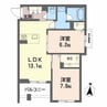 セレーノ野田 2LDKの間取り