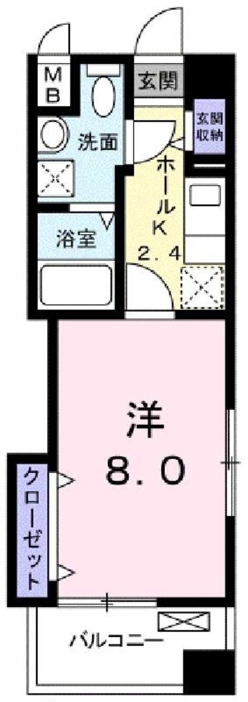 間取図 レジデンス下伊福　颯