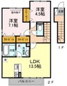 エスペランサ 2LDKの間取り