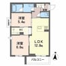 セレーノ野田 2LDKの間取り