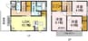 ノース　パーク　Ⅱ 3LDKの間取り