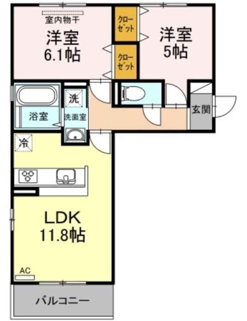 間取図 ソフィヤ　コンフォール