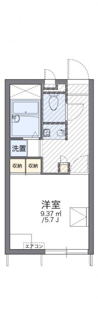 間取図 レオパレスＭＯＭＯⅢ