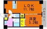 Arc Stage表町 1LDKの間取り