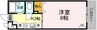 森ビル 1Kの間取り