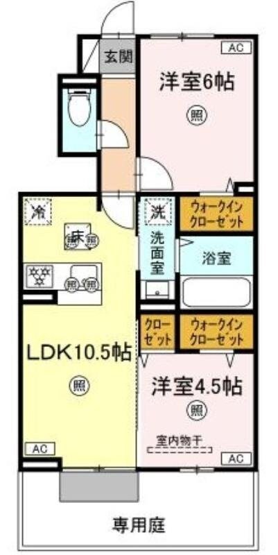 間取り図 ボヌール　Nー1