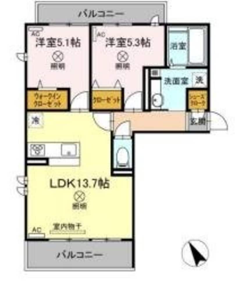 間取図 コスモソラーレ